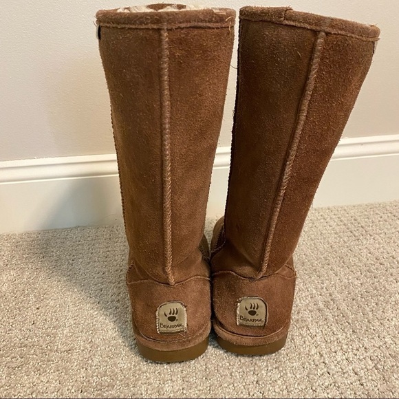 BearPaw Women's Tall Suede Boot in Hickory (Size 7) - Picture 6 of 7